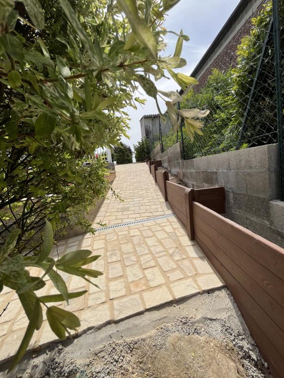 Pose de pavé